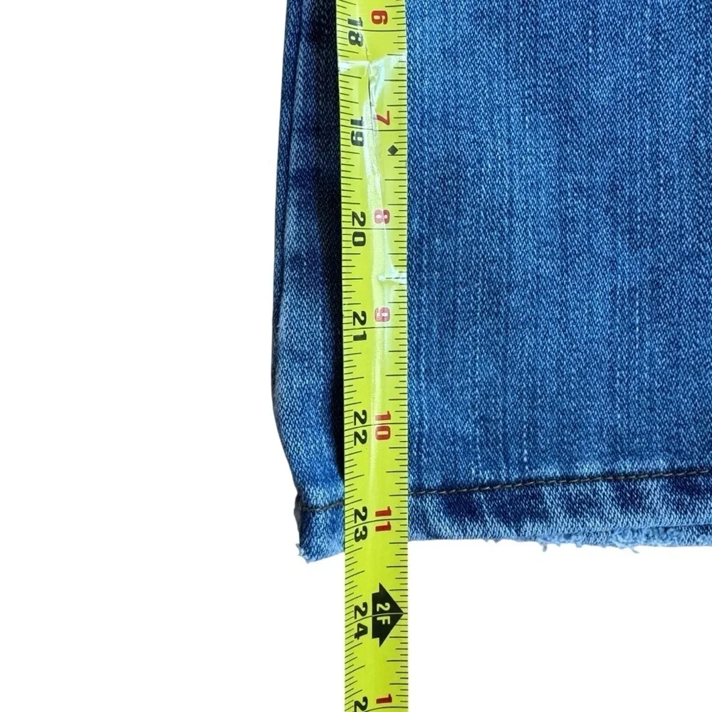 Y2K Old Navy Blue Denim Jeans Boot Cut Flare Girls Size 8 1/2